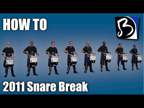 HOW TO play Blue Devils 2011 Snare Break