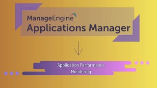 ManageEngine Applications Manager video