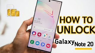 How To UNLOCK Any Samsung Device Galaxy Note 20,Note 20 Ultra ! - Fast and Easy All Network