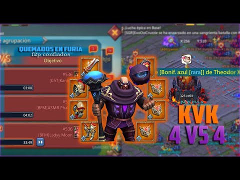 Lords Mobile ES  - Zero en Furia ❌ KvK 4 Vs 4  // Veamos la lucha de F2p Vs Titanes