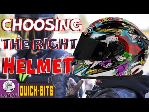 Choosing the right helmet for a scooter