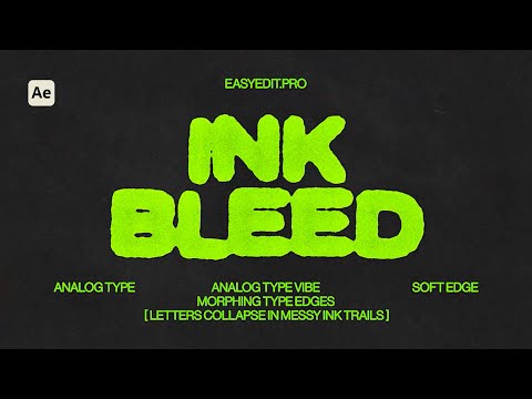 Super-Easy Ink Bleed Effect! | After Effects tutorial