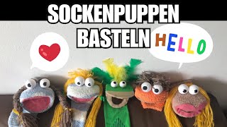 Sockenpuppen basteln|HeyHeli