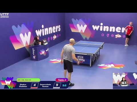 WINners CUP table 2  04.12 Zhukov Vladislav - Zaporozhets Roman  20:30