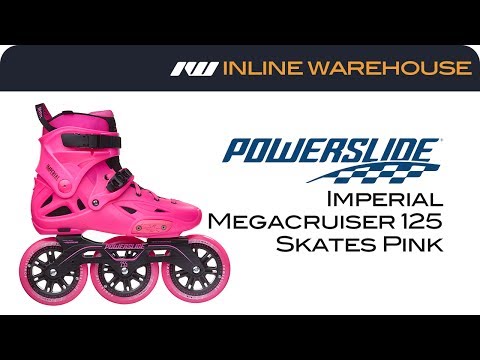 2017 Powerslide Imperial Megacruiser 125 Skates Pink Review