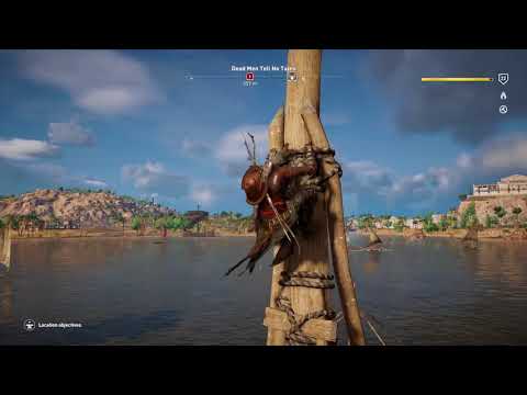 Assassin's Creed Origins - Walkthrough 83 - Narrow Crevice, Sync Point & Dead Men Tell No Tales