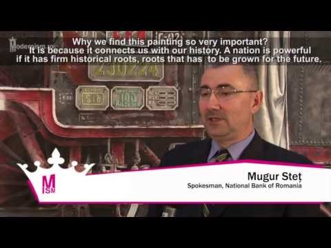 "Princess" by Alexandru Bunescu in The National Bank of Romania Palace