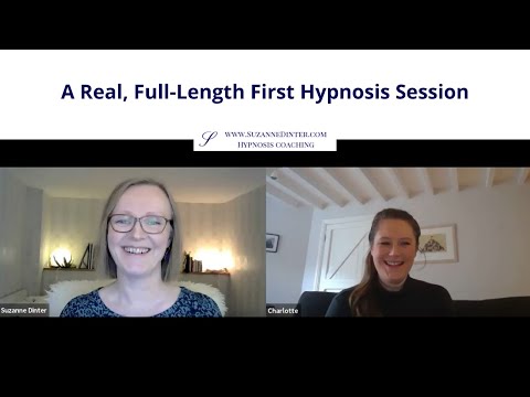Suzanne Dinter Hypnosis Coaching video.