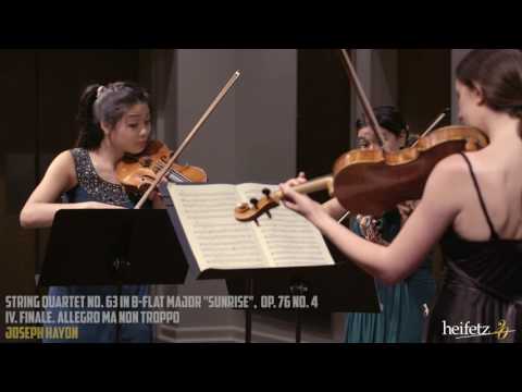 Haydn "Sunrise" Quartet - Mvts. III and IV | Veritas Quartet |