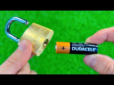 A crazy way to open any lock without a key! Great stunts