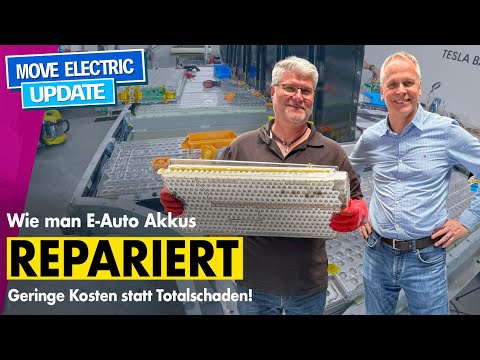 Wie man E-Auto Akkus repariert -  So sieht die Zukunft aus. Tesla Batterie Reparatur bei RPR Motors