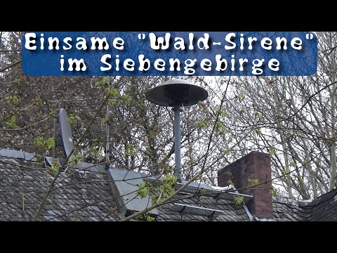 Breathtaking siren alarm "Warning the population" | Test alarm civil defense siren Siemens E57