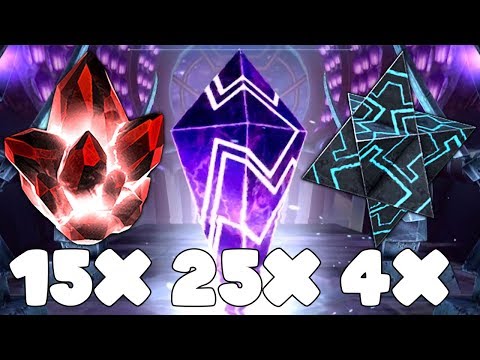 4x 6* Crystals, 15x 5* Crystals, 25x Cavalier Crystal Opening & MORE - Marvel Contest of Champions