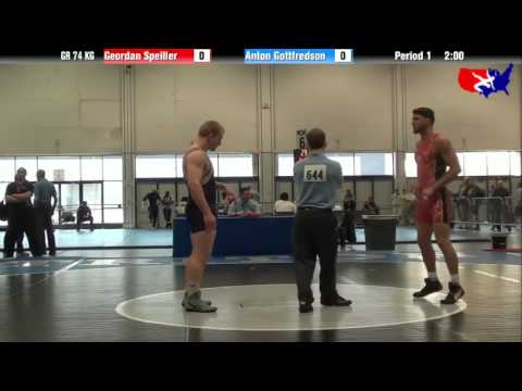 Geordan Speiller vs. Anton Gottfredson at 2013 Las Vegas/ASICS U.S. Open