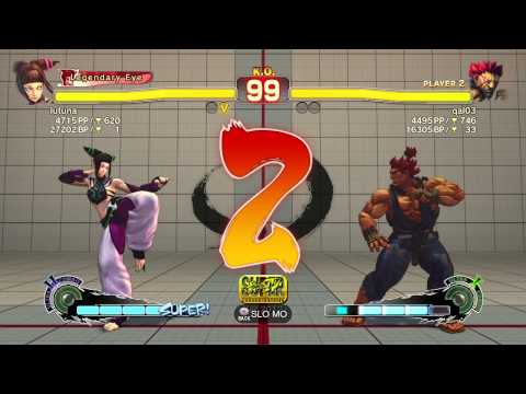 SSFIVAE~ Juri (lutuna) vs. Akuma (qal03)  HD