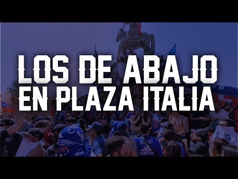 "LOS DE ABAJO EN PLAZA ITALIA - 24 DE OCTUBRE DE 2019" Barra: Los de Abajo &bull; Club: Universidad de Chile - La U
