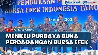 LIVE: Menkeu Purbaya Hadiri Pembukaan Perdagangan BEI 2026, IHSG Menguat 0,39% di Awal Tahun