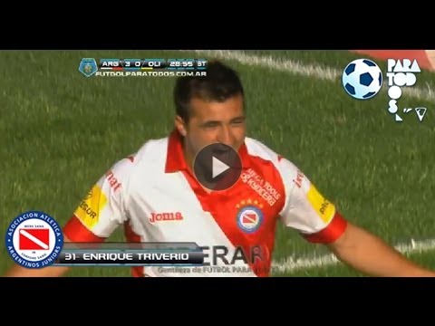 Gol de Triverio. Argentinos 4 Olimpo 0. Fecha 15. Torneo Inicial 2013