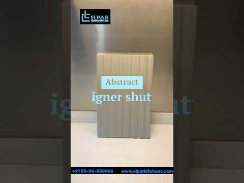 Acrylic kitchen vanity