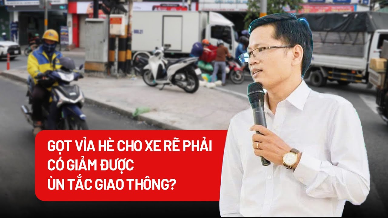 Gọt vỉa hè cho xe rẽ phải: TP.HCM có giảm được ùn tắc giao thông ở ‘điểm nóng’?