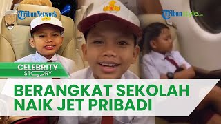 Bikin Heboh! Penyanyi Cilik Farel Prayoga Berangkat Sekolah Naik Jet Pribadi