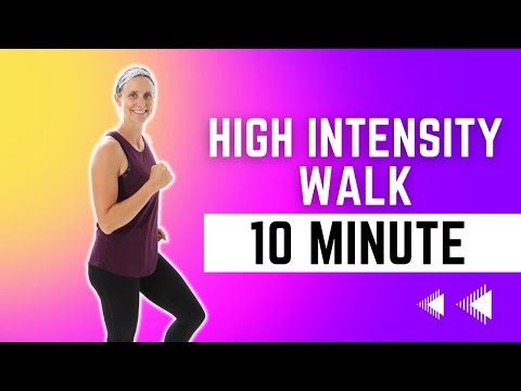 10 Minute High Intensity Walking Workout
