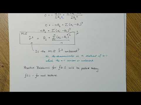 MAE 209 - Lecture 24 - Maximum Likelihood Estimators - Winter 2022