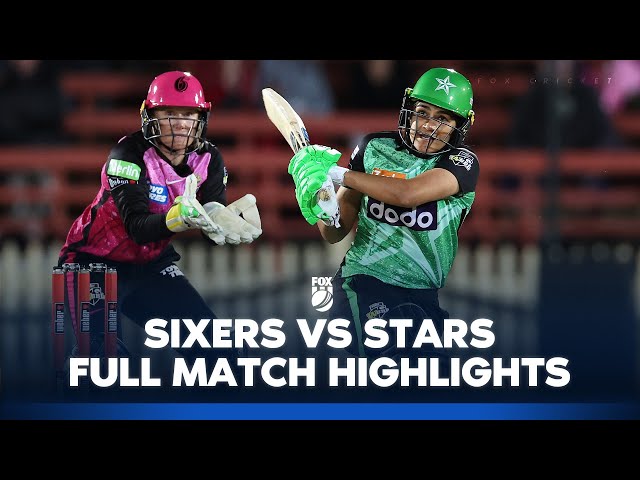 Sydney Sixers Women v Melbourne Stars Women | Full Match Highlights I 01/11/24