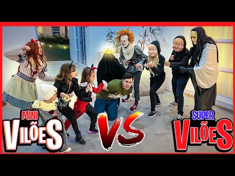 OS FILHOS DOS VILÕES AJUDARAM A SALVAR O FELIPE DO IT A COISA, CHAMADOR DESCONHECIDO E SUPER VILÕES!