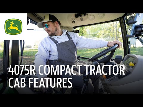 4075R Compact Utility Tractor Cab | John Deere