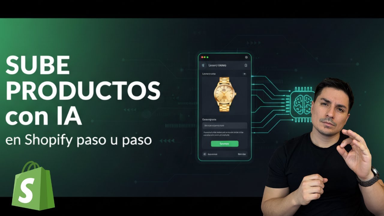 Cómo Subir Productos a Shopify usando IA: Textos e Imágenes (Guía 2025)