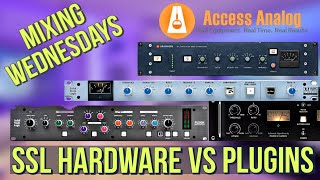 Video thumbnail for ACCESS ANALOG HARDWARE VS PLUGINS || SSL FUSION vs Celestial || Xlogic G bus vs TimP Lbus v2 & more! by Paul Third