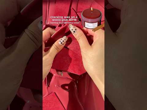 Wax Cracking: Fall Candle Slime 🕯️