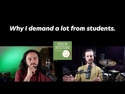 "Why I Demand a Lot from Students" - JP Bouvet on DrumHistoryPodcast