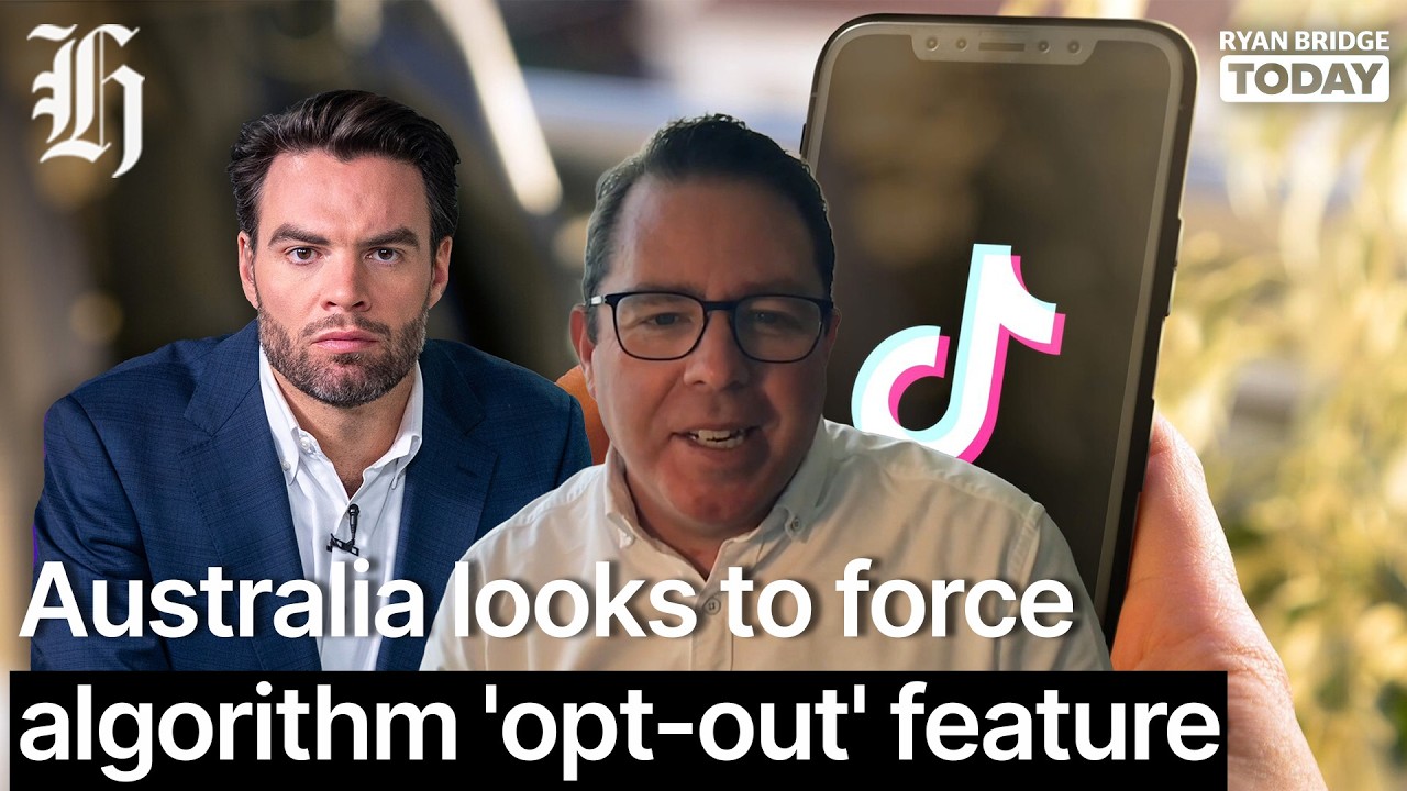 Australia looks to force algorithm 'opt-out' feature on social media | Ryan Bridge TODAY