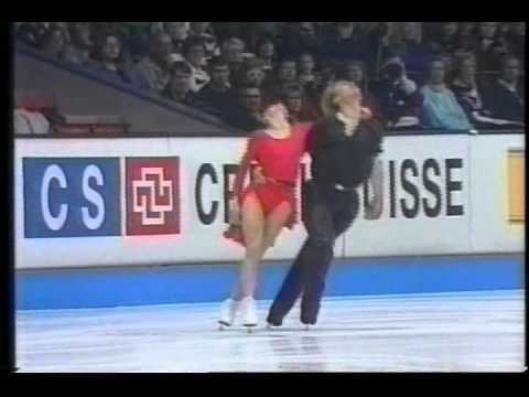 Usova & Zhulin Усова и Жулин (RUS) - 1993 World Figure Skating Championships, Free Dance (USA NBC)