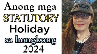 Mga extra holiday ng mga DH sa hongkong ngayong 2024 dapat malaman #tips #abroad #ideas #subscriber