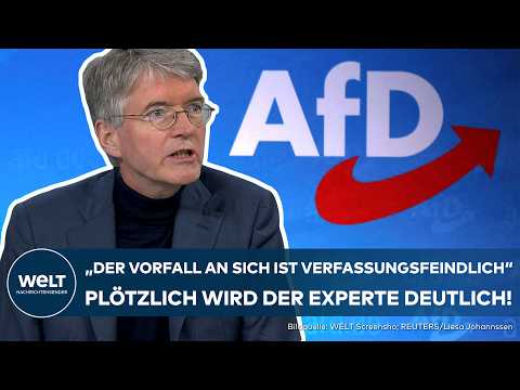 AFD-VERBOT: "Das ist die Atomkanone des Verfassungsrechts!" - Plötzlich wird der Experte deutlich