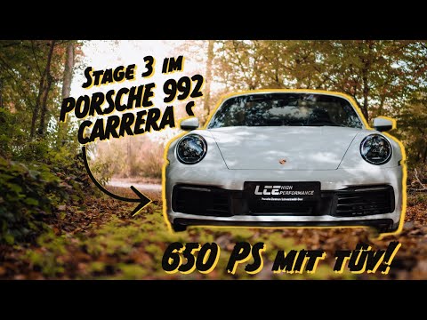 Porsche 992 Carrera S / GTS Stage 3 - 650PS TÜV - 100-200 - Turbo S Fahrleistungen im Carrera?