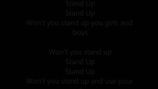Stand Up - Sugarland (Lyrics)