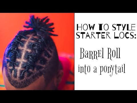 How to style short starter locs