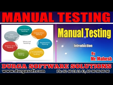 Manual Testing   Introduction by Mahesh