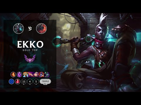 Ekko Top vs Aatrox - EUW Master Patch 12.16