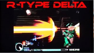 R-Type Delta playing (badly) on PS1