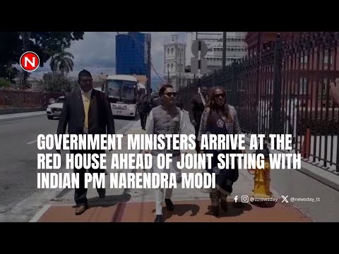 Government ministers arrive for joint sitting of Parliament with Indian PM Narendra Modi