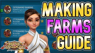 Step by Step Guide Making Multiple Farm Accounts | Rise of Kingdoms