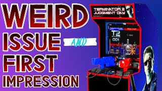 Arcade1Up Terminator 2 WEIRD Marquee Issue & First Impression!