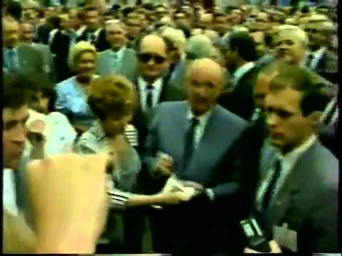 Joe and Misha, Krakow, July 1988