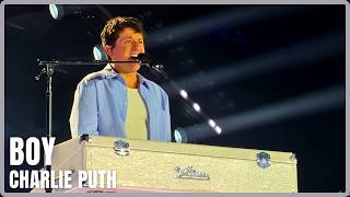 Charlie Puth - BOY (LIVE) (4K) - Seattle, WA - WaMu Theater