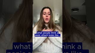 What people think a panic attack looks like...